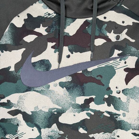 Nike Dri-Fit Standard Fit Camo Hoodie XL - Picture 2 of 7